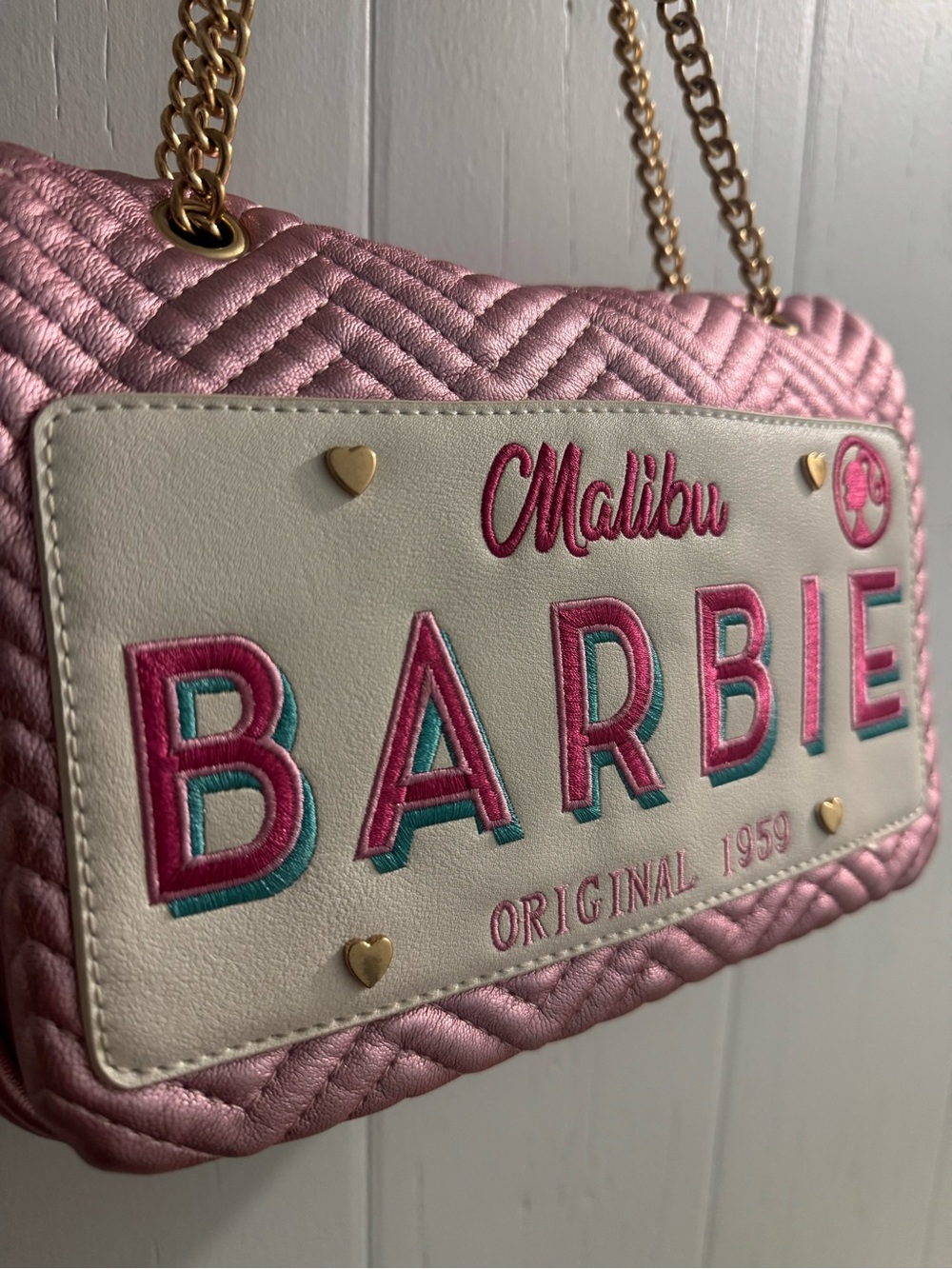 Skinnydip Barbie Malibu License Place Bag Purse - Picture 9 of 10